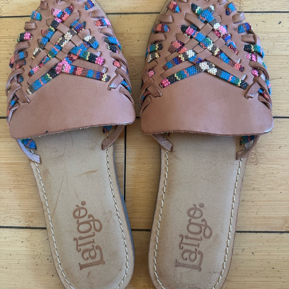 Latigo Women's Brown and Multicolor Sandals